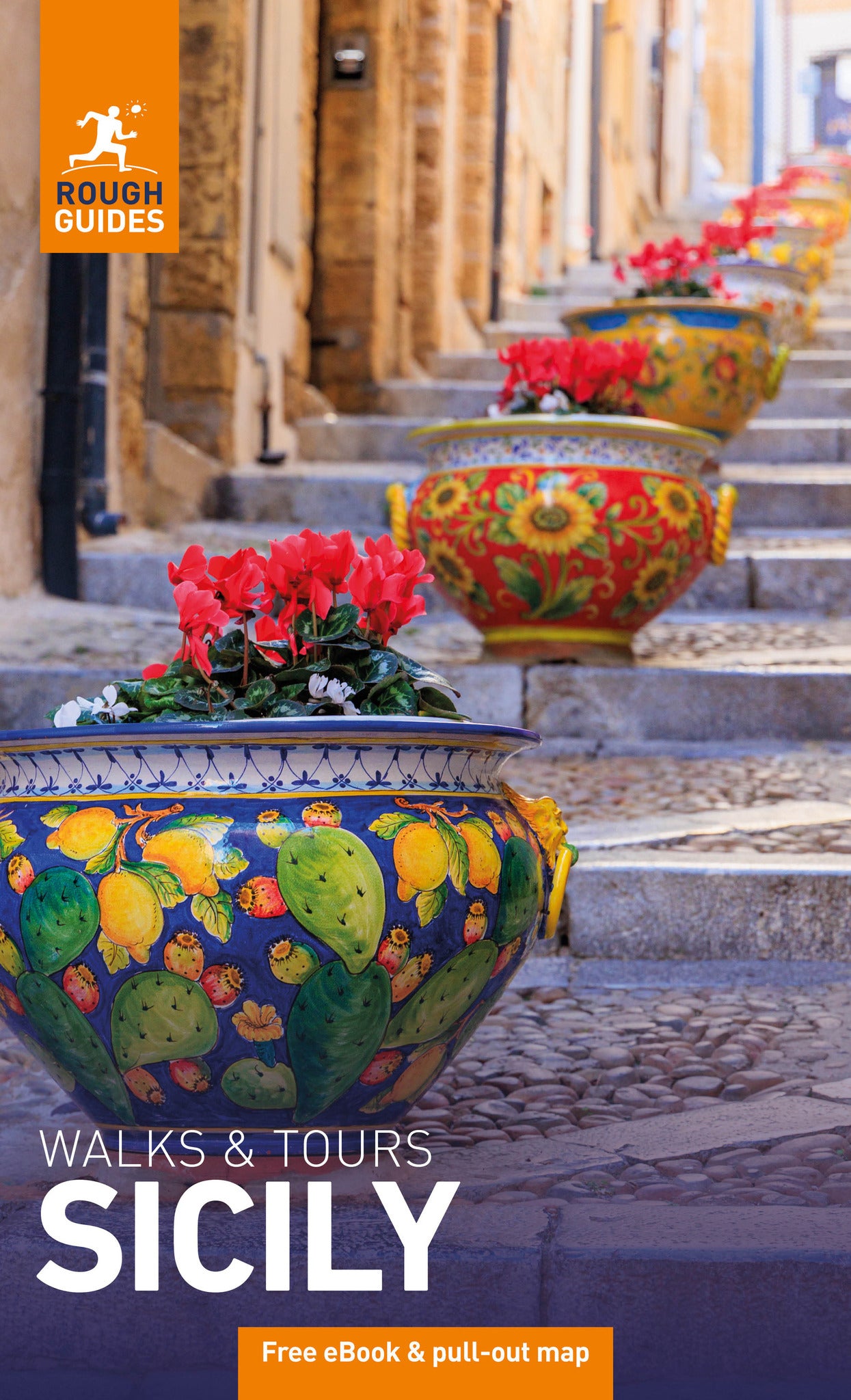 Cover image for Rough Guides Walks and Tours Sicily: Travel Guide with eBook ISBN 9781835292341